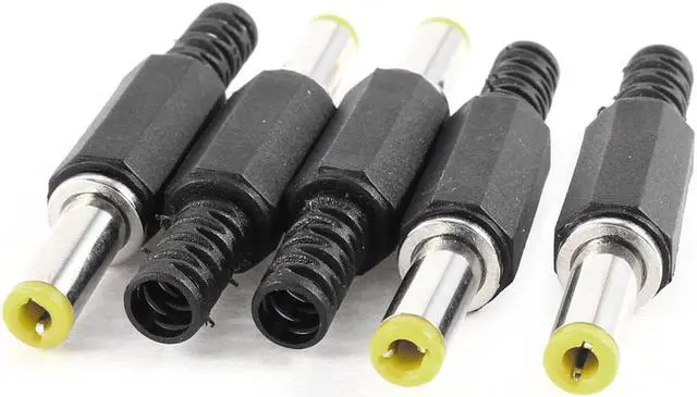 Main image of 5 Pieces 2.5mm x 5.5mm x 14mm DC Power Cable Female Plugs Connectors Adapter