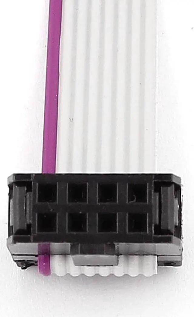 Alt view image 2 of 2 - 5pcs FC8P 8-Pin IDC Socket Extension Flat Ribbon Cable Wire 40cm 16inch