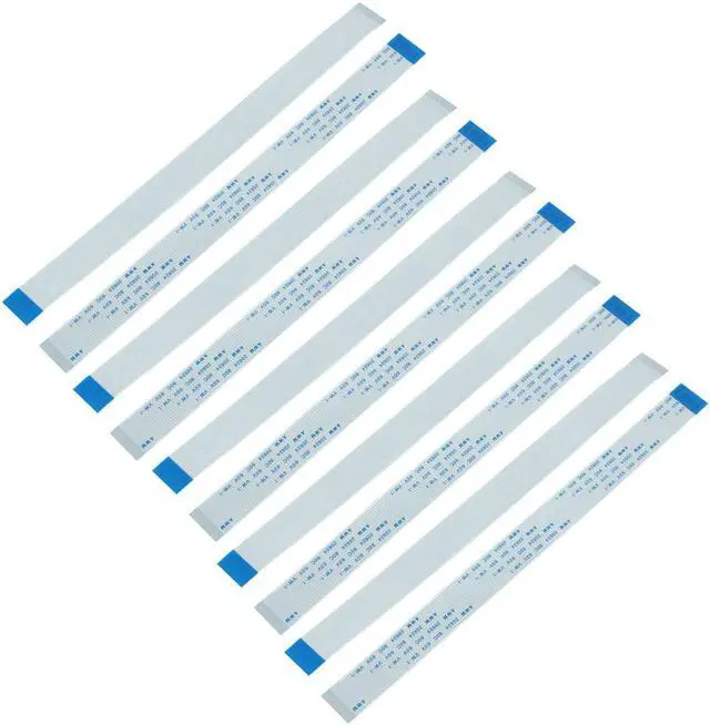 Main image of Unique Bargains 10Pcs 1.0mm Pitch 14 Pin AWM 20624 80C 60V VW-1 Flexible Flat Cable FFC 200mm