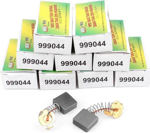 Main image of Unique Bargains 10 Pairs Replacement Motor Carbon Brushes 16 x 17 x 7mm for Hitachi 999044
