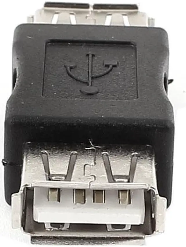 Alt view image 2 of 2 - Unique Bargains Black USB 2.0 Type A Female to Female Straight Adapter Plug Converter