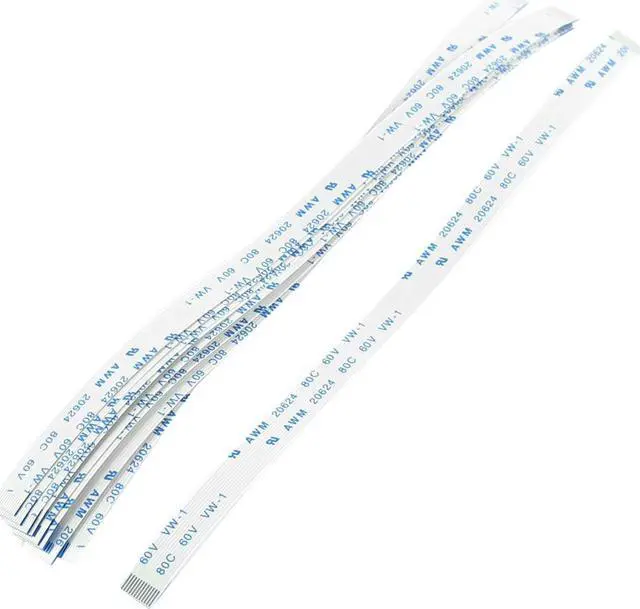 Main image of 10Pcs 0.5mm Pitch 12 Pin AWM 80C 60V VW-1 Flexible Flat Cable FFC FPC 150mm