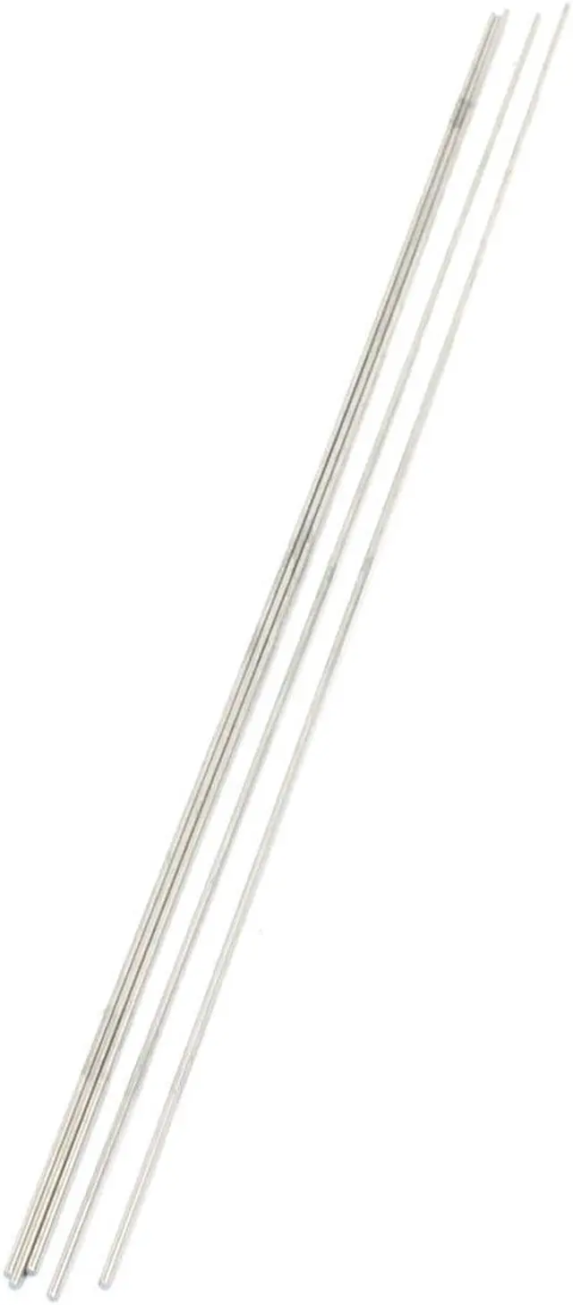 Main image of Unique Bargains 5Pcs RC Model DIY Assembly Stainless Steel Round Rod Bar 450mm x 2mm