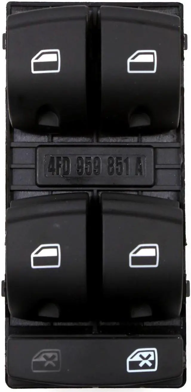 Alt view image 3 of 5 - Electric Power Panel Window Master control Switch For AUDI A3 A6 S3 C6 S6 RS6 Q7