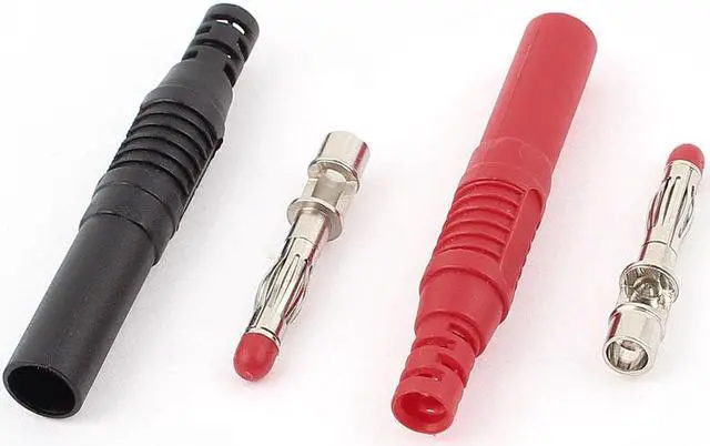 Main image of 2pcs Soldering Type DIY 4mm Shrouded Test Plug Banana Connector