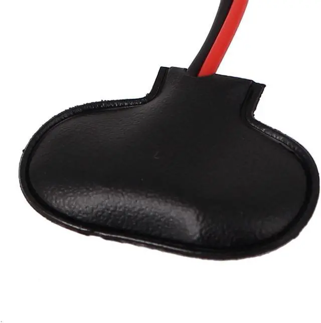 Alt view image 3 of 3 - 15cm Wire Black Faux Leather 9V Block Battery Clips Buckles DIY Connector