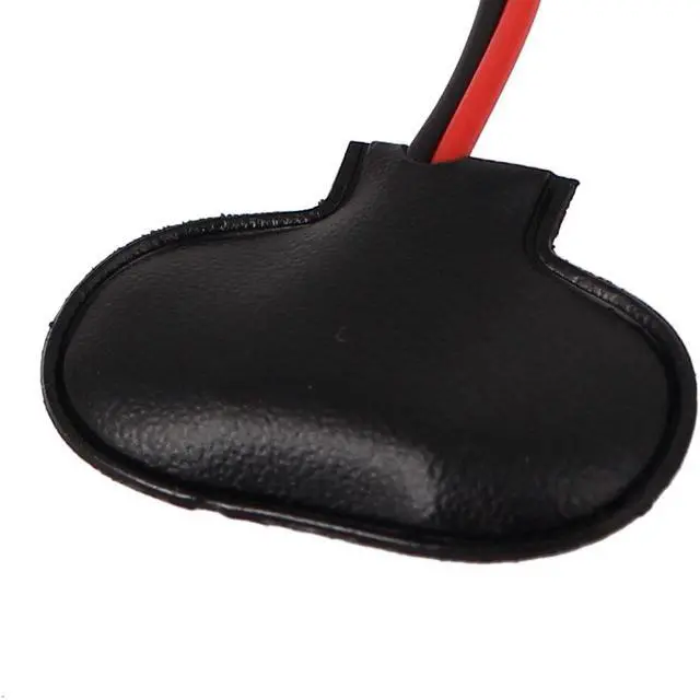 Alt view image 3 of 4 - 3 Pcs 15cm Wire Black Faux Leather 9V Battery Clips Buckles Connectors