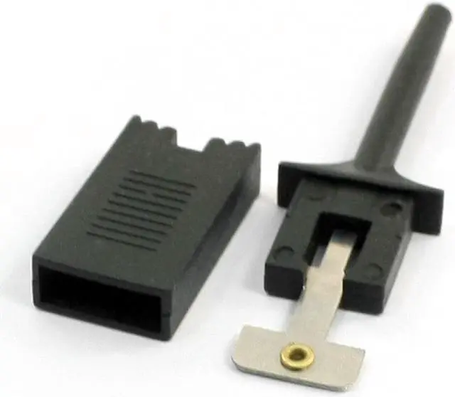 Alt view image 2 of 2 - PCB SMD IC Colored Dual Hook Flat Test Clip Grabber Probe 6 Pair for Multimeter