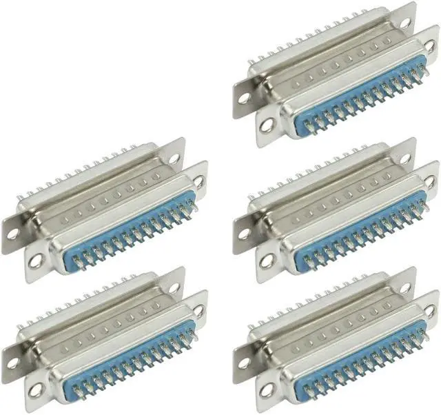 Main image of Unique Bargains Unique Bargains 5 Pairs 25 Pin D-SUB DB25 Female Male Solder Type Connectors