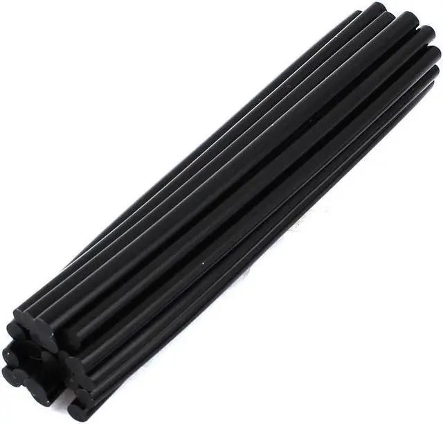 Main image of Unique Bargains 24 Pcs Black 7mm Dia Hot Melt Glue Adhesive Sticks for Electric Tool Heating Gun