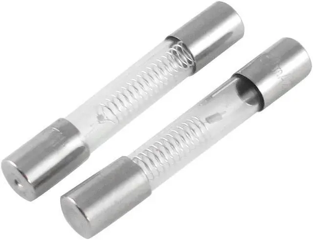Main image of Unique Bargains 2 x 5KV 0.85A 850mA 6mm x 40mm High Voltage Fuse Tubes for Microwave Oven