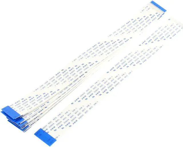 Main image of 20Pcs 1.0mm Pitch 20 Pin AWM 20624 80C 60V VW-1 Flexible Flat Cable FFC 200mm