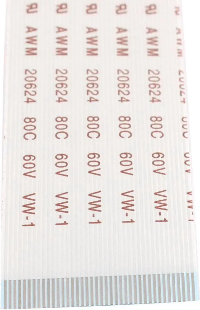 Alt view image 2 of 2 - Unique Bargains 10Pcs 0.5mm Pitch 40 Pin AWM 20624 80C 60V Flexible Flat Cable FFC FPC 200mm