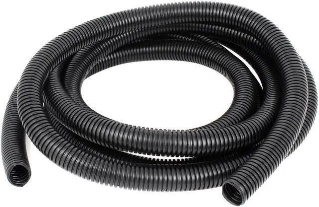 Main image of Unique Bargains Plastic 25mm Outer Dia Flexible Corrugated Conduit Tube Pipe Hose Tubing 3.7M