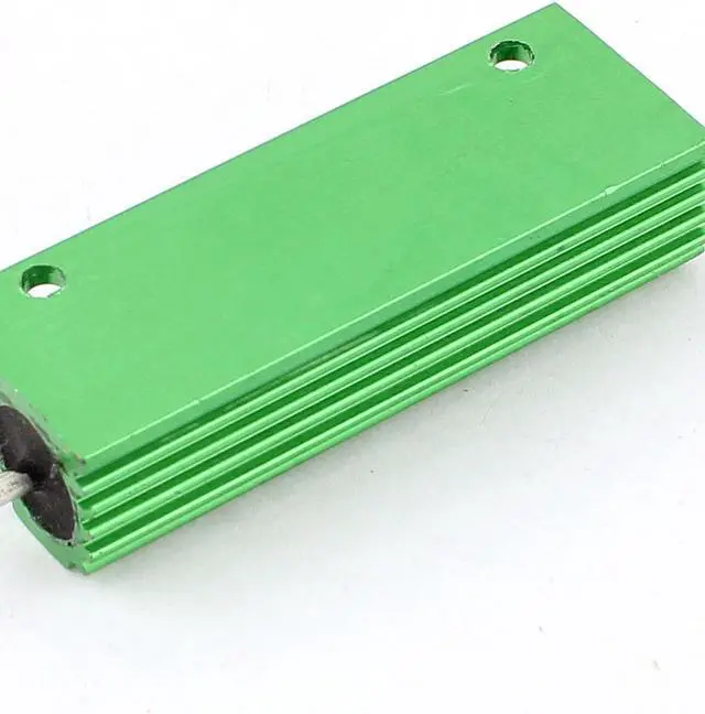 Alt view image 3 of 3 - Aluminum Case 100W Watt 0.5 Ohm 5% Power Wirewound Resistor