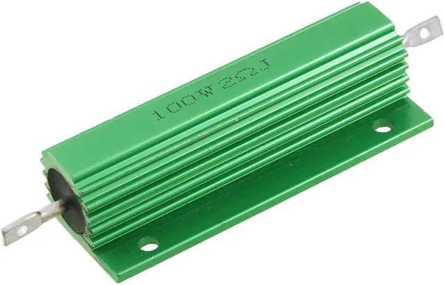 Main image of Green 100W 2 Ohm 5% Aluminum Shell Wire Wound Resistor