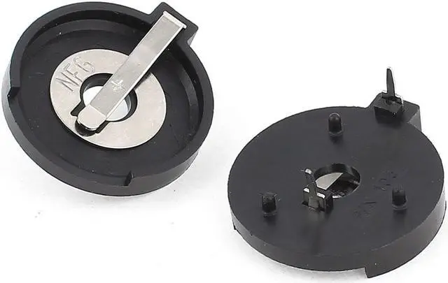 Main image of 2PCS 20mm Terminal Spacing CR2430 LIR2430 Button Cell Battery Holder