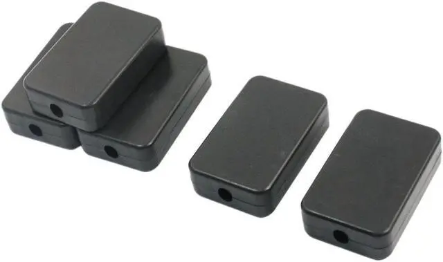 Main image of 5pcs Black Plastic Project Power Protector Case Junction Box 55x35x15mm