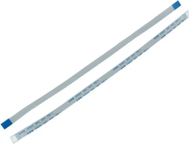 Alt view image 2 of 3 - Unique Bargains 10Pcs 0.5mm Pitch 10 Pin AWM 20624 80C 60V VW-1 Flexible Flat Cable FFC 200mm