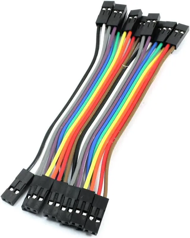 Alt view image 2 of 2 - 10pcs 2.54mm Pitch 2Pin-2Pin F/F Solderless Jumper Cable Wire Connector 10cm
