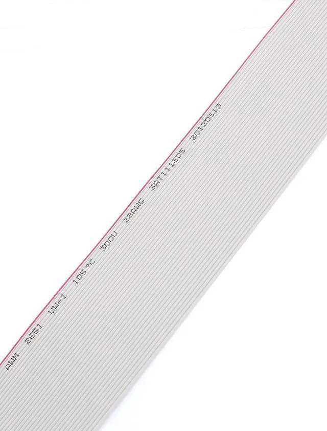 Alt view image 2 of 2 - 2.54mm Pitch 34Pin F/F IDC Connector Hard Driver Flat Ribbon Cable 118cm
