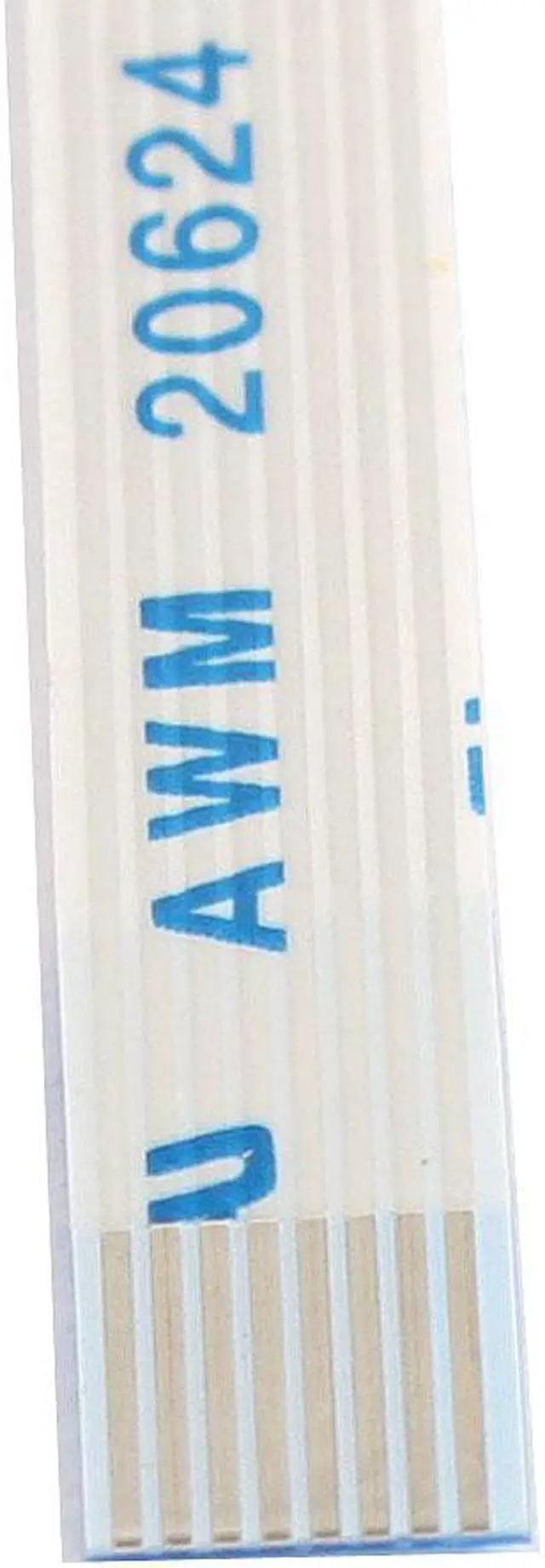 Alt view image 2 of 2 - Unique Bargains 20Pcs 0.5mm Pitch 8 Pin AWM 80C 60V VW-1 Flexible Flat Cable FFC FPC 200mm