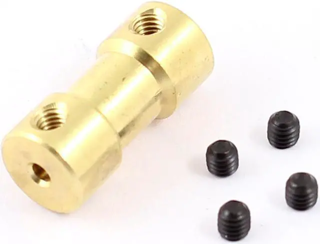 Main image of 2.3mm x 2mm RC Airplane Model Toy Brass Motor Shaft Coupling Coupler Connector