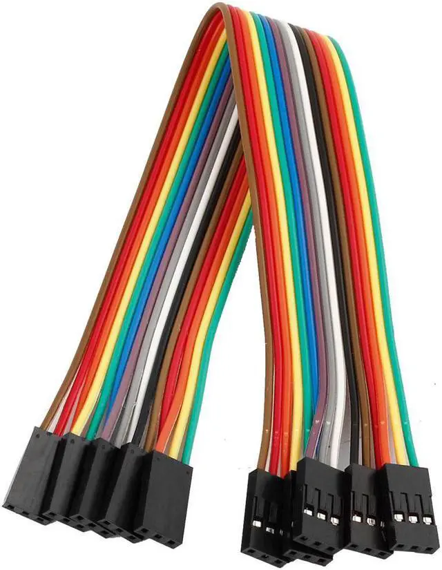Main image of 20cm 2.54mm Female to Female F/F Jumper Wire Cable Connector 5 Pcs
