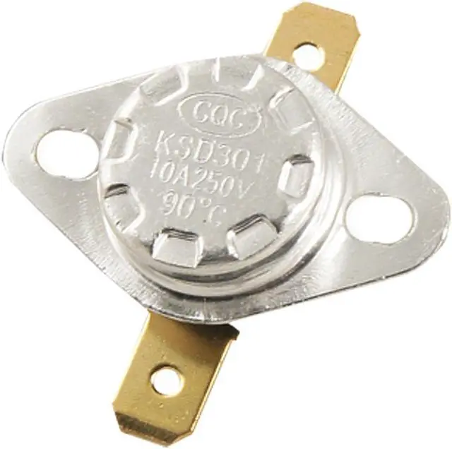 Main image of Unique Bargains Normal Close Temperature Controlled Switch Thermostat 90C KSD301 Auto Reset 2pcs