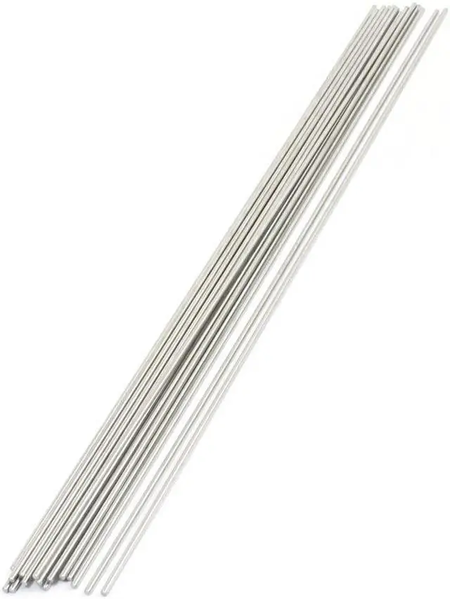 Main image of Unique Bargains 20pcs RC Aircraft Toys Replacement Stainless Steel Round Bar 300x2mm