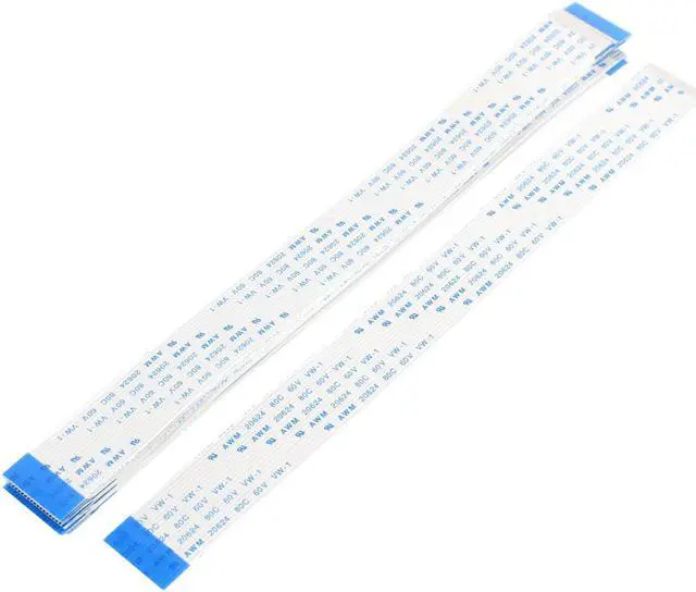 Main image of 20Pcs 1.0mm Pitch 18 Pin AWM 20624 80C 60V VW-1 Flexible Flat Cable FFC 200mm