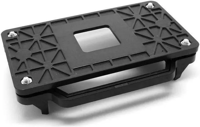 Alt view image 4 of 5 - Plastic AM2 AM3 FM1 FM2 FM2+ Socket  CPU Fan Heatsink Bracket Holder Black