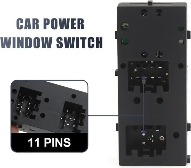 Alt view image 4 of 5 - Front LH Driver Side Power Window Master Switch Fit for Ford F150 5L1Z14529AA