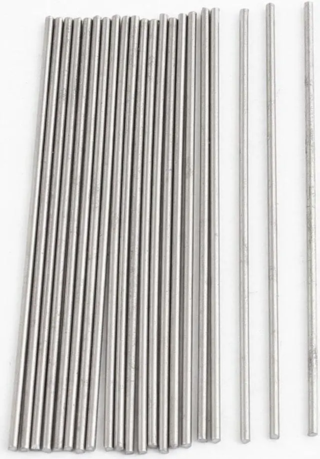 Main image of 20Pcs Stainless Steel 50x1mm Transmission Round Rod for Car Model Toys