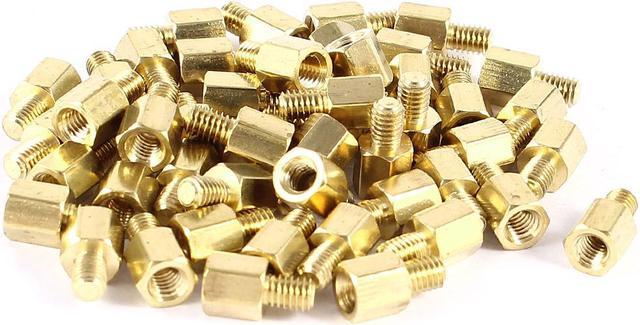 Unique Bargains 50 Pcs PCB Motherboard Standoff Hex Spacer Screw Nut M3  Male 4mm to Female 5mm 