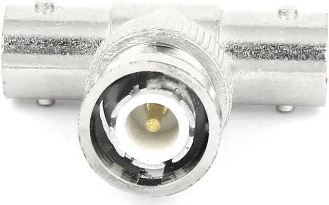 Alt view image 2 of 3 - 5 Pcs BNC Male To Dual BNC Female T Type Coaxial Adapter Connector