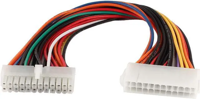 Main image of 30cm 12" ATX 24 Pin Male to 24 Pin Female Connector Adapter Extension Cable
