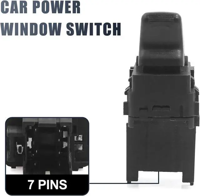 Alt view image 4 of 4 - Power Window Switch Front Right Passenger Side for 00-04 Chevy Venture 10416106