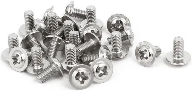 Main image of Computer PC Case Metal Phillips Washer Motherboard Screw M3x6mm 25pcs