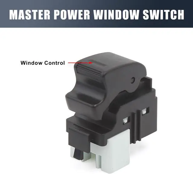 Alt view image 3 of 5 - Front Passenger Side Rear Door Power Window Master Switch 84810-12080 for Toyota