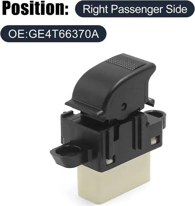 Alt view image 2 of 4 - Car Auto Right Passenger Door Window Switch GE4T66370A for 1999-2006 Mazda 6 MPV Protege