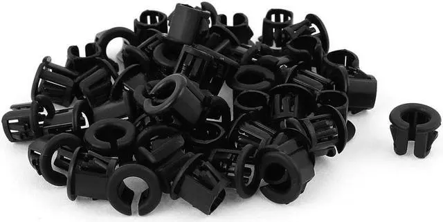 Main image of 50Pcs OSB-10 6mm Wire Hole Dia Cable Harness Protector Snap Bushing
