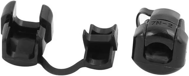 Alt view image 2 of 2 - 5Pcs 7N-2 Round Cable Wire Strain Relief Bush Grommet 16mm Diameter Black