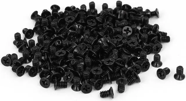 Main image of Computer PC Case 3.5" HDD Flat Phillips Head Hard Drive Screw Black 6#-32 300pcs