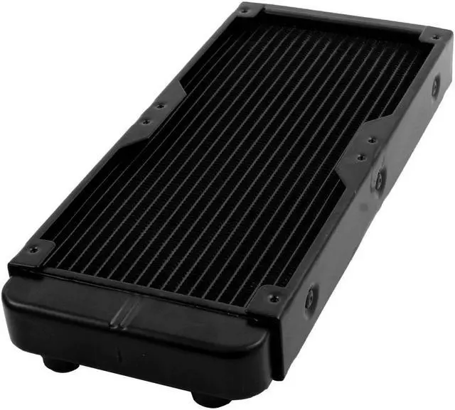 Alt view image 3 of 5 - Computer CPU Aluminum 18 Pipes Water Cooling Heat Exchanger Radiator Black