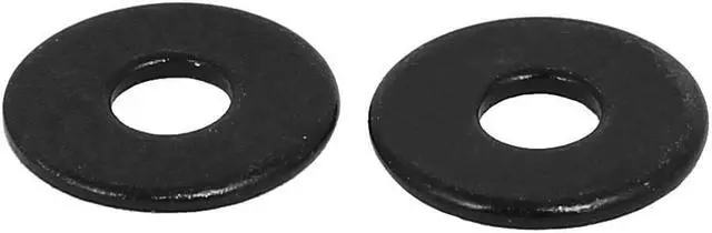 Alt view image 2 of 2 - M3 x 10mm x 1mm Black Zinc Plated Flat Washers Spacers Gaskets Fastener 100PCS