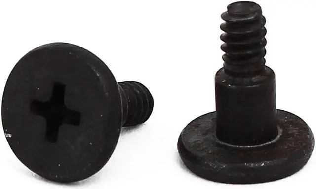 Alt view image 2 of 3 - Laptop Computer Shockproof Phillips Flat Head Bolt Hard Drive Screws Black 50pcs