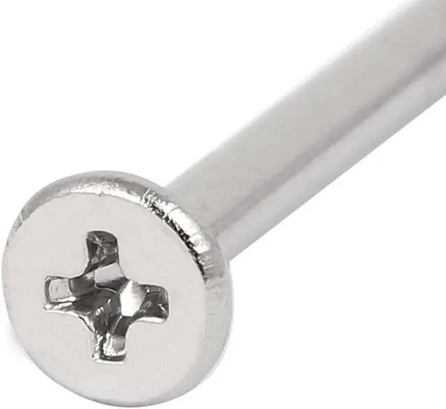 Alt view image 3 of 4 - Unique Bargains M4 x 40mm Flat Head Phillips Computer PC Case Fan Screw Silver Tone 50pcs