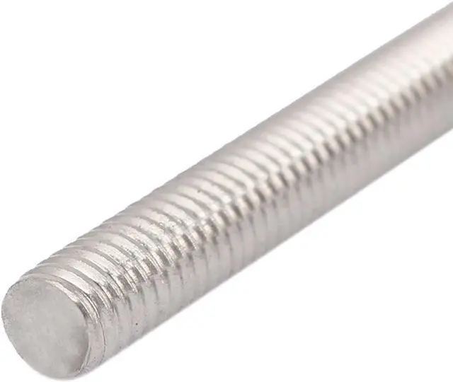 Alt view image 3 of 3 - M6 x 65mm 304 Stainless Steel Fully Threaded  Rod Bar Studs Silver Tone 10 Pcs