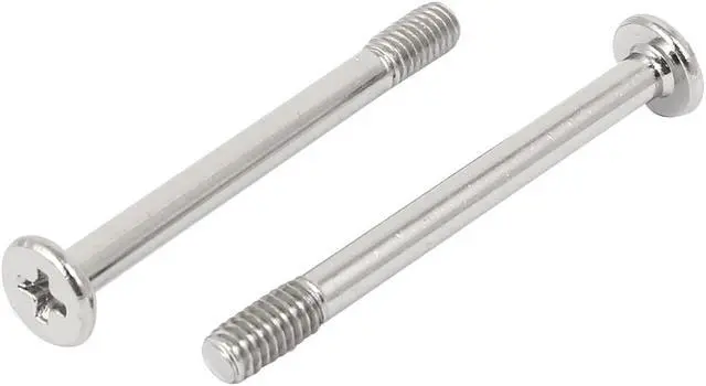 Alt view image 4 of 4 - Unique Bargains M4 x 40mm Flat Head Phillips Computer PC Case Fan Screw Silver Tone 50pcs